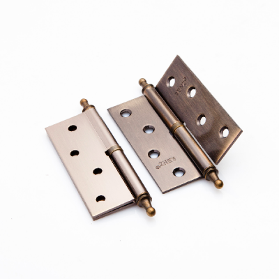 Петля ст. РЕНЦ 100*75*2,5, правая, декор. колп. дверной фурнитуры для межкомнатных дверей оптом и в розницу с доставкой по всей России