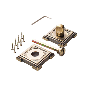 Завертка к ручкам декоративная РЕНЦ 19 дверной фурнитуры для межкомнатных дверей оптом и в розницу с доставкой по всей России