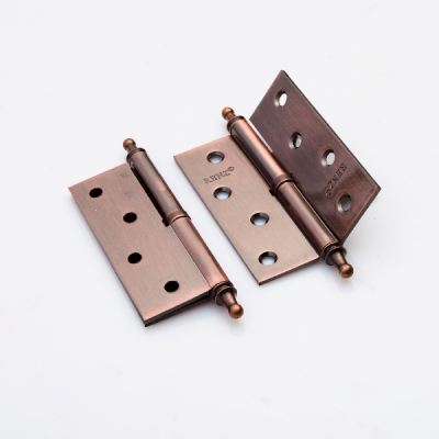 Петля ст. РЕНЦ 100*75*2,5, левая, декор. колп. дверной фурнитуры для межкомнатных дверей оптом и в розницу с доставкой по всей России