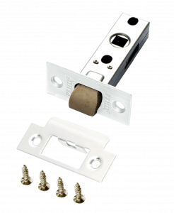 Защелка межкомнатная с полиамидным язычком "L 5-45 plastic" дверной фурнитуры для межкомнатных дверей оптом и в розницу с доставкой по всей России