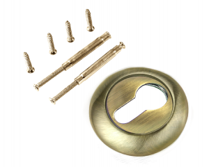 Накладка на цилиндр к ручкам РЕНЦ 08 дверной фурнитуры для межкомнатных дверей оптом и в розницу с доставкой по всей России