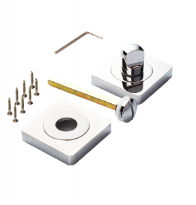 Завертка для ручек РЕНЦ на квадратной розетке 02 дверной фурнитуры для межкомнатных дверей оптом и в розницу с доставкой по всей России