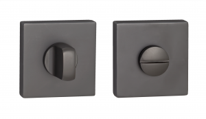 Завертка для ручек РЕНЦ на квадратной розетке 03 дверной фурнитуры для межкомнатных дверей оптом и в розницу с доставкой по всей России