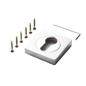 Накладка на цилиндр к ручкам PUERTO квадратная розетка 02 дверной фурнитуры для межкомнатных дверей оптом и в розницу с доставкой по всей России