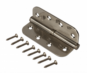 Петля стальн. плоск.колп Левая "INRH 100x70x2.5-1BB" дверной фурнитуры для межкомнатных дверей оптом и в розницу с доставкой по всей России