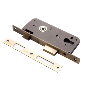 Замок врезной под цилиндр "LBB 8545-2/1" дверной фурнитуры для межкомнатных дверей оптом и в розницу с доставкой по всей России