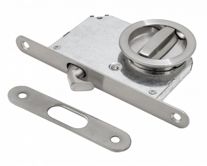 Ручки для раздвижных дверей с замком Ренц INSDH-BK 603 дверной фурнитуры для межкомнатных дверей оптом и в розницу с доставкой по всей России