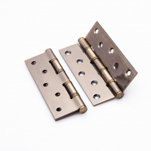 Петля ст. РЕНЦ 125*75*2,5, 4 подш., плоск. колп. дверной фурнитуры для межкомнатных дверей оптом и в розницу с доставкой по всей России