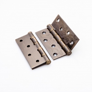 Петля ст. декор FL РЕНЦ 100*75*2,5, 4подш., плоск. колп. дверной фурнитуры для межкомнатных дверей оптом и в розницу с доставкой по всей России