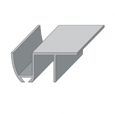 Направляющая НИЖНЯЯ для раздвижных дверей, 1 метр дверной фурнитуры для межкомнатных дверей оптом и в розницу с доставкой по всей России