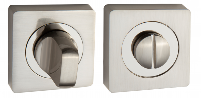 Завертка квадратная к ручкам, никель матовый/хром блестящий дверной фурнитуры для межкомнатных дверей оптом и в розницу с доставкой по всей России