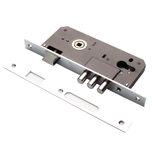 Замок врезной под цилиндр "LBB 8545-4/2" дверной фурнитуры для межкомнатных дверей оптом и в розницу с доставкой по всей России