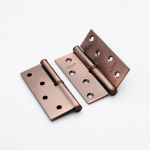 Петля стальн.100*75*2.5, левая, б/колп, с обв. дверной фурнитуры для межкомнатных дверей оптом и в розницу с доставкой по всей России