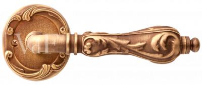 Ручка дверная "Наполи", латунь состаренная