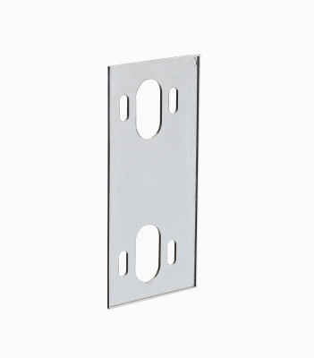 Защелка магн. для стекл. дв. с корпусом,  ник. мат.