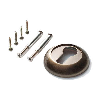 Накладка на цилиндр к ручкам ET AL 08, бронза античная