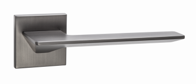 Ручка дверная "Латте", серия SLIM, матовый черный никель