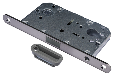 Замок магнитный под цилиндр B2B с пластиковой ответной планкой