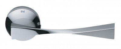 Ручка дверная "Твист", хром блестящий