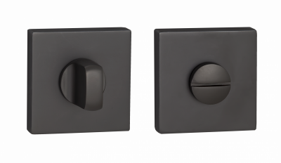 Завертка квадр. к ручкам РЕНЦ, матовый черный никель