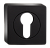 Накладка квадратная на цилиндр, черный дверной фурнитуры для межкомнатных дверей оптом и в розницу с доставкой по всей России