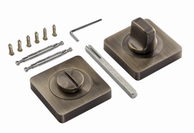 Завертка к ручкам BK AL 02, бронза античная