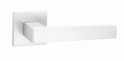 Ручка дверная "Куббаито", серия SLIM, матовый супер белый