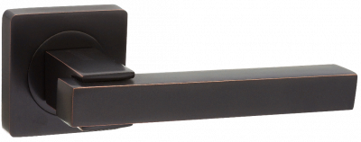 Ручка дверная "AL 533-02 ABB", бронза античная с патиной