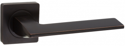 Ручка дверная "AL 531-02 ABB", бронза черная с патиной