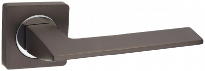 Ручка дверная "AL 531-02 MBN", матовый черный никель